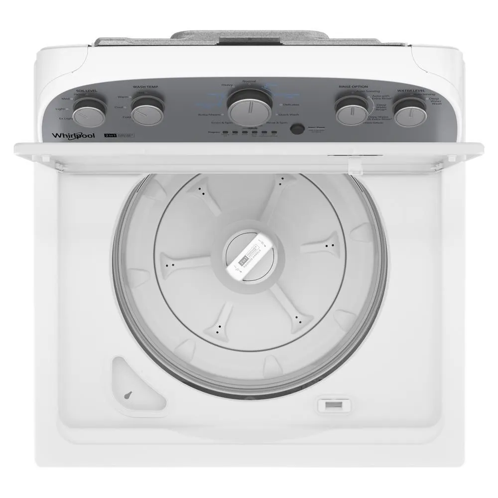 Whirlpool WTW4957PW 3.8-3.9 Cu. Ft. Whirlpool? Top Load Washer With Removable Agitator