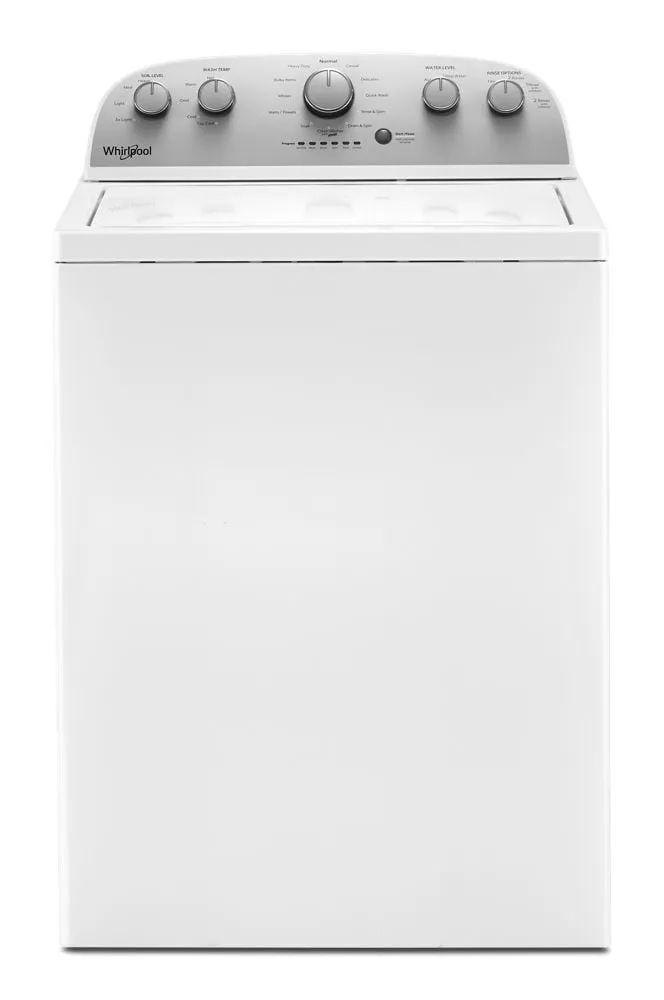 Whirlpool WTW5005KW 4.2 Cu. Ft. High-Efficiency Top Load Washer With Agitator