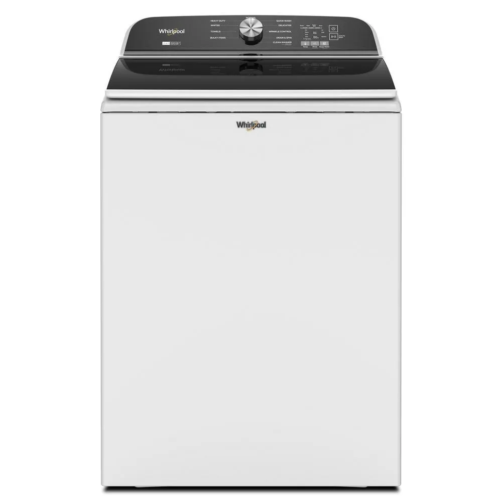 Whirlpool WTW6157PW 5.2-5.3 Cu. Ft. Whirlpool? Top Load Washer With Removable Agitator