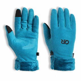 Women'S Fuzzy Sensor Gloves Clearance Steal Today Shop Smart Deals