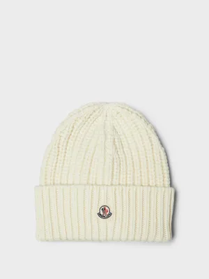 Wool And Cashmere Beanie In White Mega Discount Today
