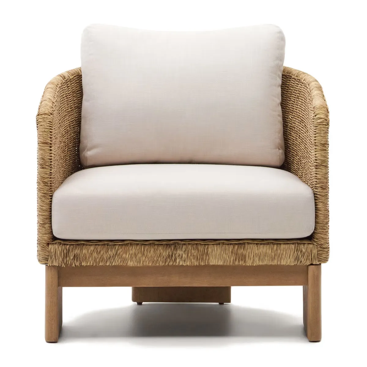 Xoriguer Armchair (Eucalyptus, Rattan)