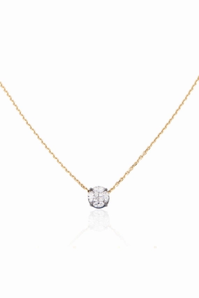 Clearance Alert Now Yellow Gold Blackened Diamond Infinity Stud Necklace