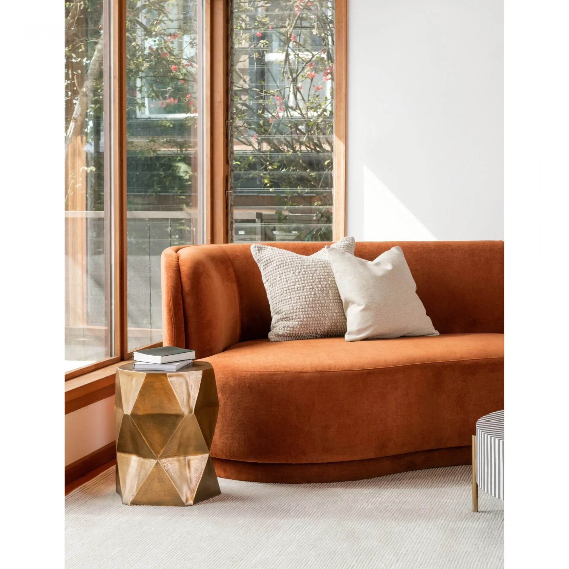 Yoon 2 Seat Sofa Left Fired Rust