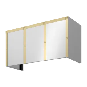 Zephyr BKDC13618ASG Duct Cover Banding Kit, 36In X 18In, Satin Gold