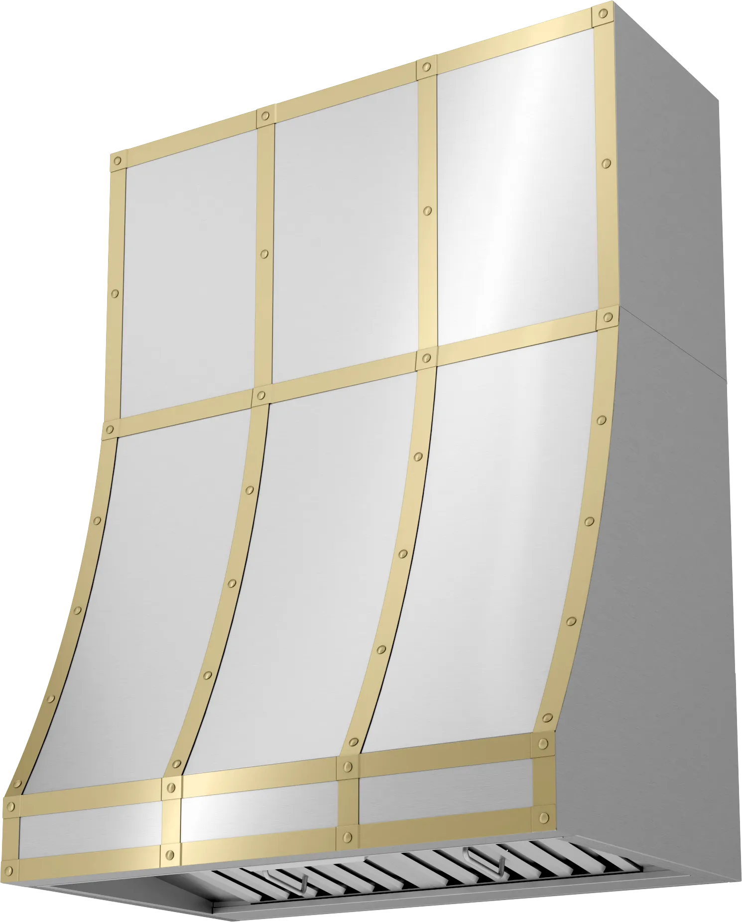 Zephyr BKDC13618ASG Duct Cover Banding Kit, 36In X 18In, Satin Gold