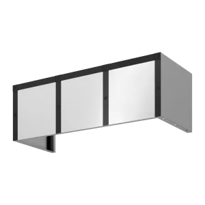 Zephyr BKDC14812AMB Duct Cover Banding Kit, 48In X 12In, Matte Black