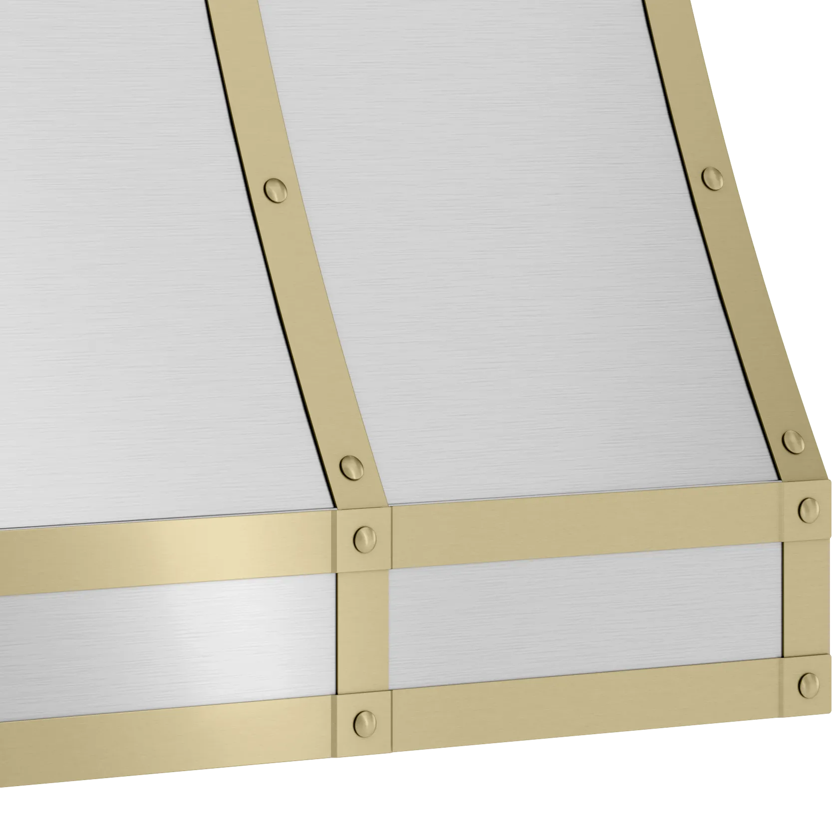 Zephyr BKFT48ASG Forte Hood Banding Kit, 48In, Satin Gold