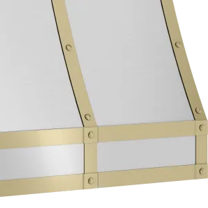 Zephyr BKFT48ASG Forte Hood Banding Kit, 48In, Satin Gold