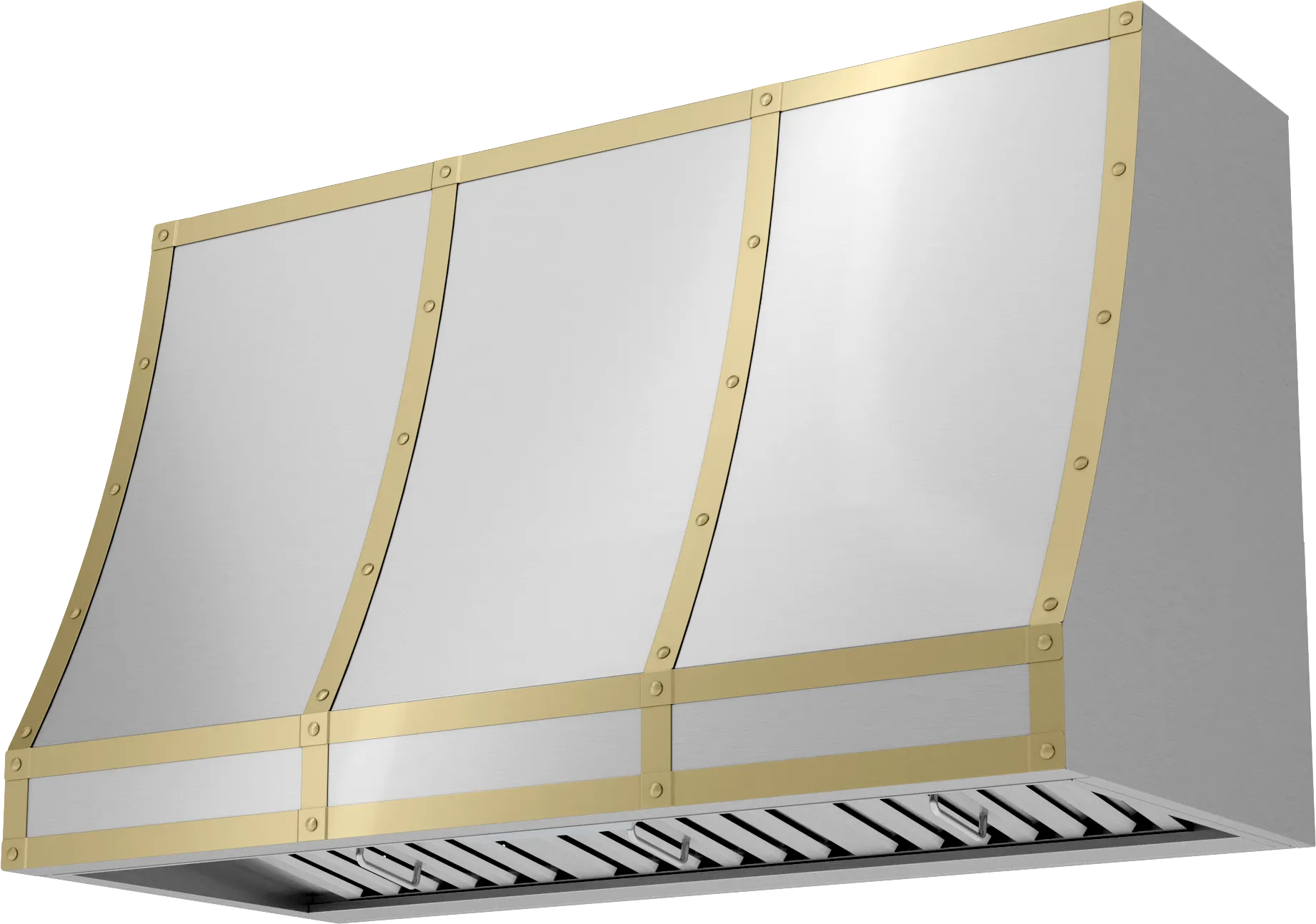 Zephyr BKFT48ASG Forte Hood Banding Kit, 48In, Satin Gold