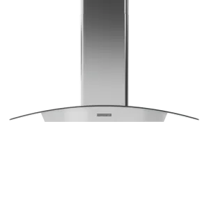 Zephyr BMIE36CG Brisas Curved Glass Chim. Wall, 36" G, 600 Cfm, Act, Led