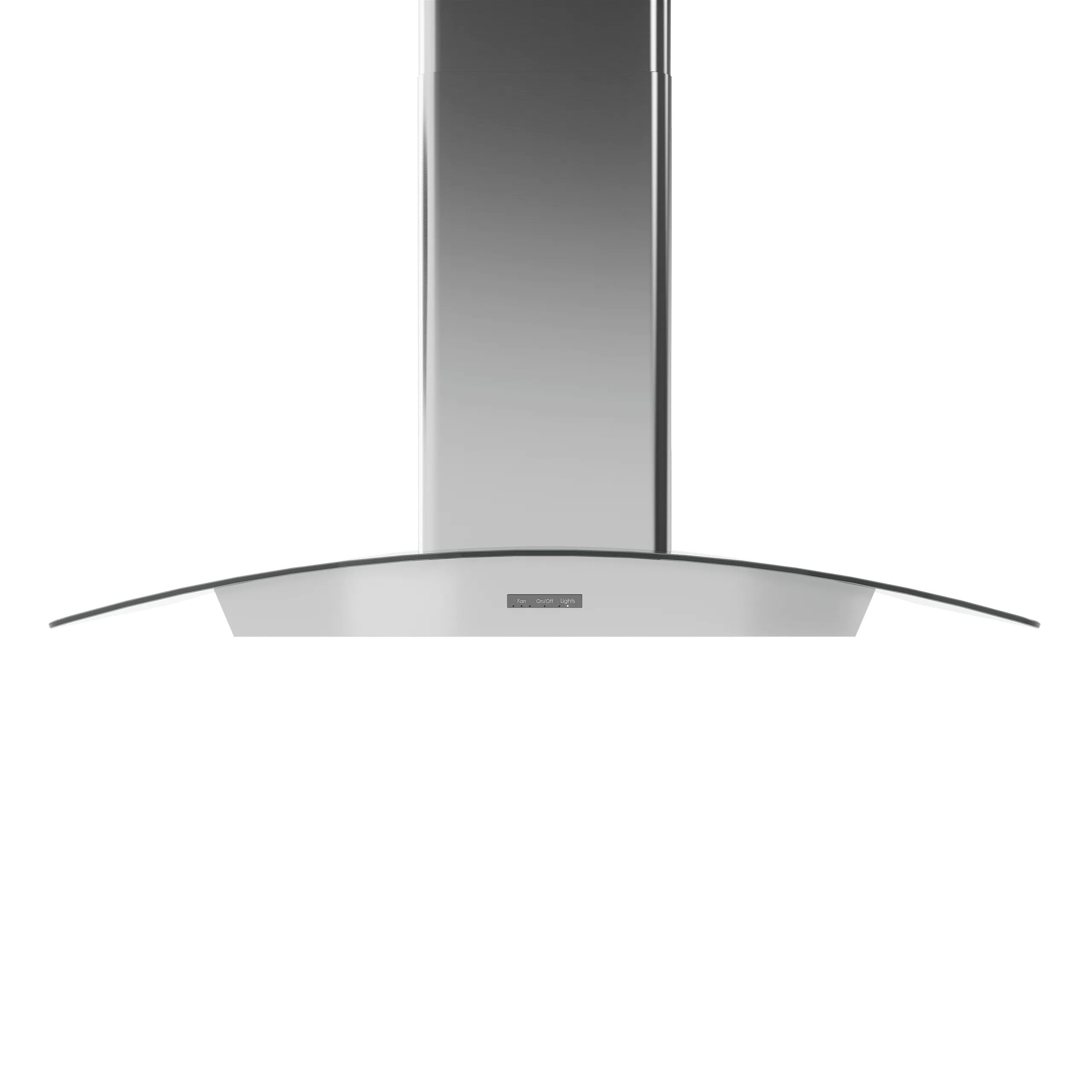 Zephyr BMIE36CG Brisas Curved Glass Chim. Wall, 36" G, 600 Cfm, Act, Led