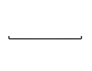 Zephyr MERAIL01MB Accent Rail, Dme-E48, Matte Black