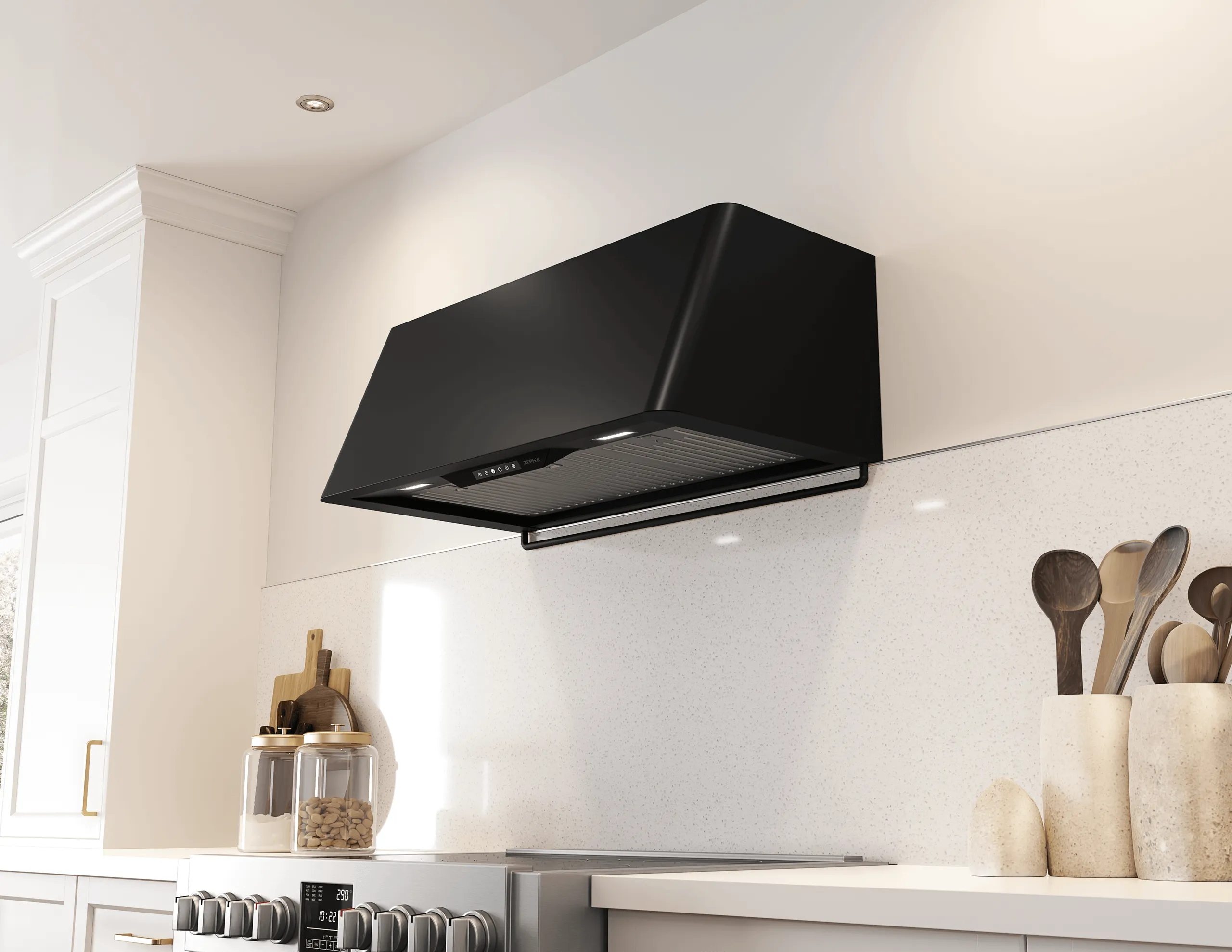Zephyr MERAIL01MB Accent Rail, Dme-E48, Matte Black