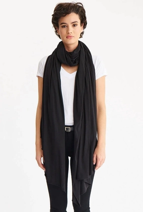 Zingo Scarf - Black Today Only Special Hot Item Clearance