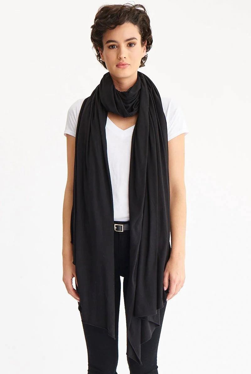 Zingo Scarf - Black Today Only Special Hot Item Clearance